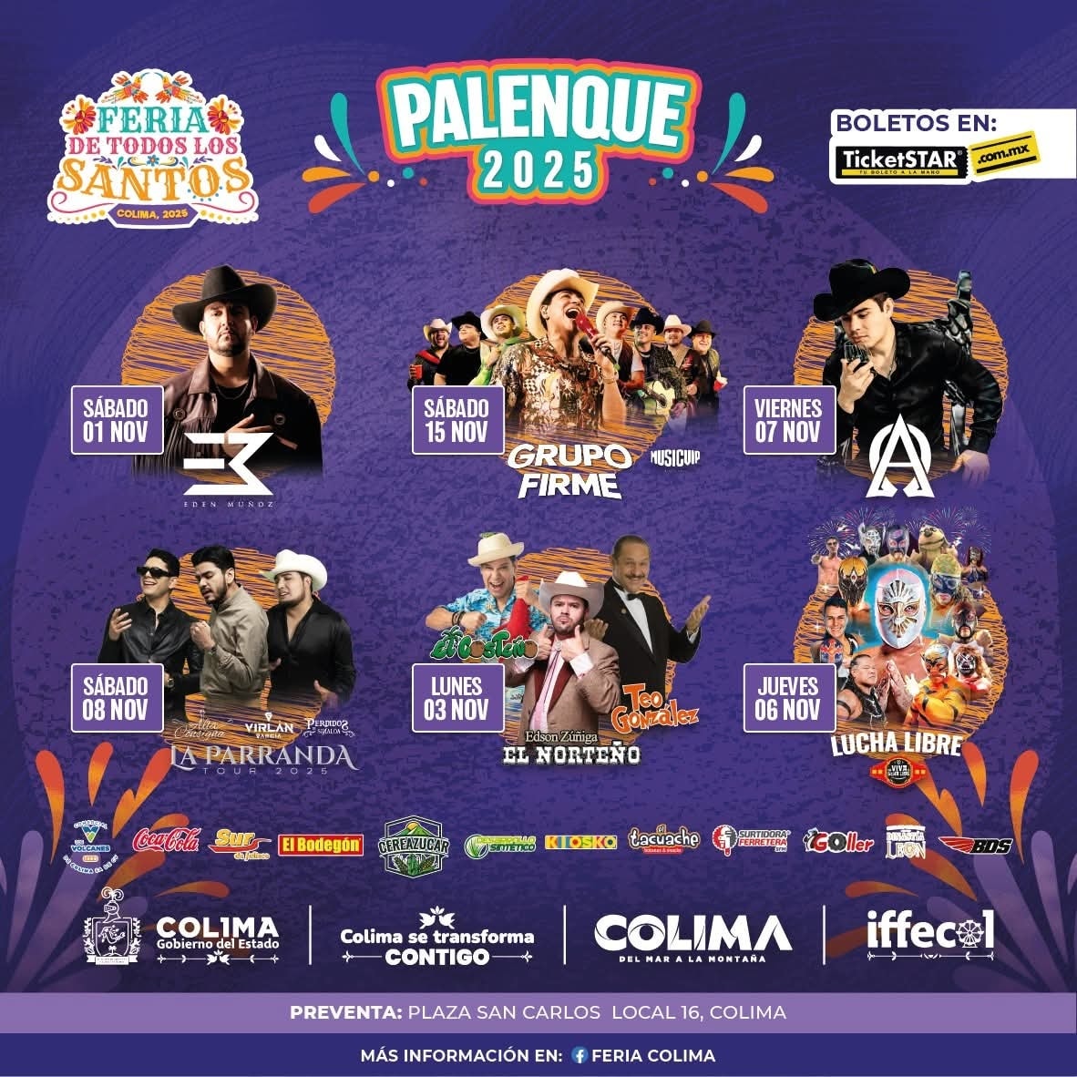 Cartelera Palenque de la Feria Image